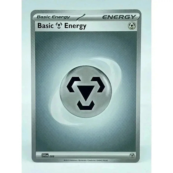 Basic Metal Energy 008 Paradox Rift S & V Non Holo Pokemon TCG NM Unplayed - Picture 1 of 6